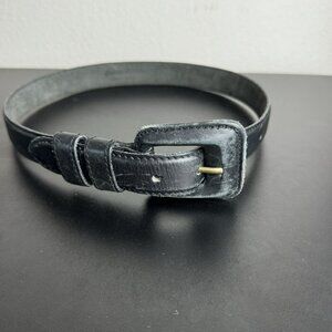 Fossil Genuine Leather Belt BT7207 Size Small Black Women's